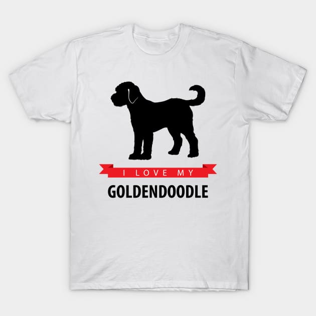I Love My Goldendoodle T-Shirt by millersye